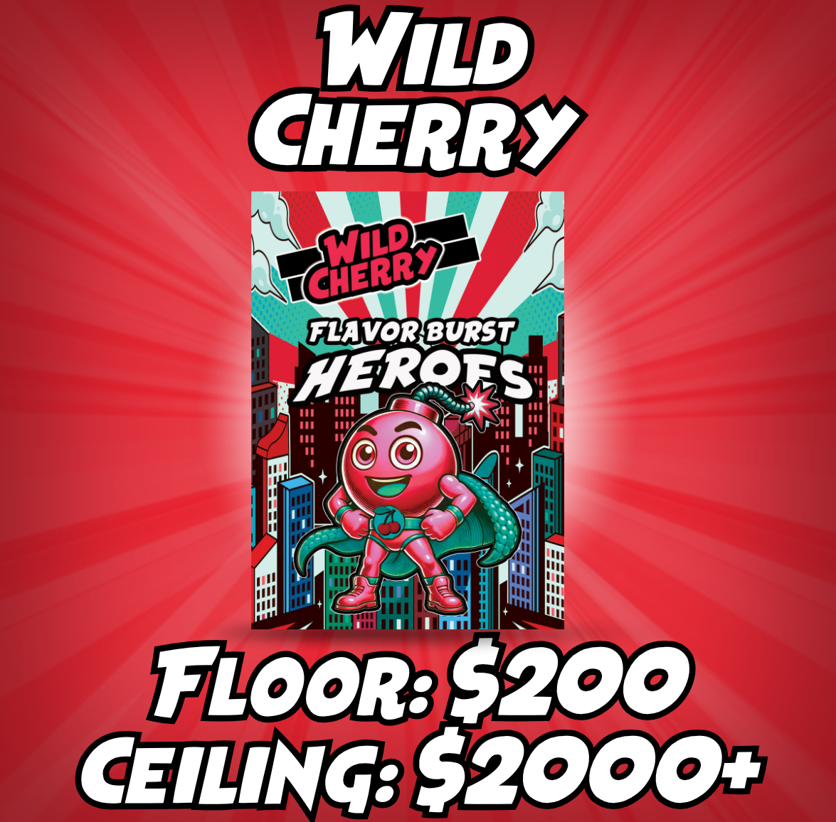Flavor Burst Heros – Wild Cherry